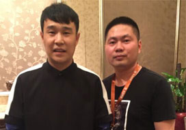 广州赢咖与明星合影