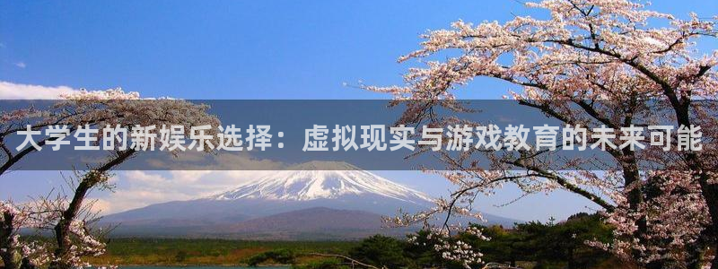 赢咖5盛煌平台官网：大学生的新娱乐选择：虚拟现实与游戏教育的未来可能
